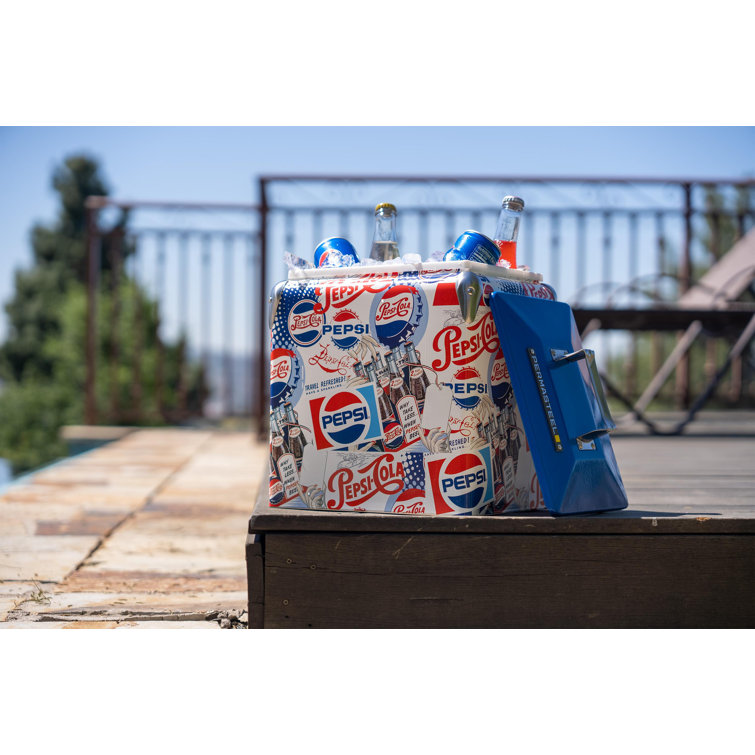 Pepsi cola cooler on wheels online
